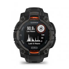 Умные часы Garmin Instinct 3 Solar 45 mm Black with Black Band