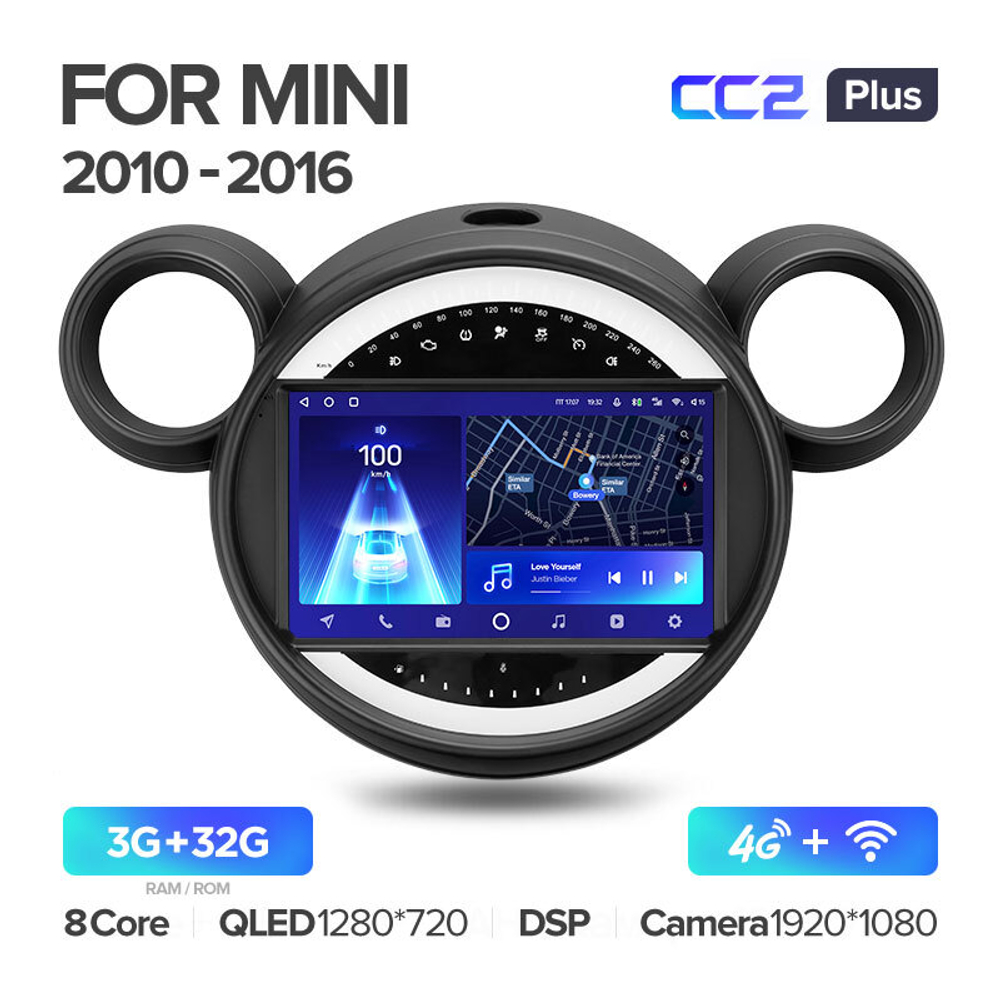 Teyes CC2 Plus 9"для BMW Mini 2010-2016