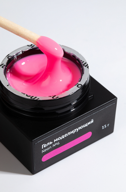 Monami Smart Neon Gel - Гель жесткий моделирующий Розовый 06, 15гр2