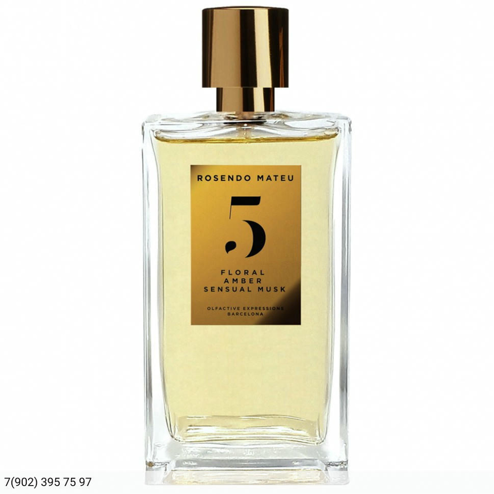 Rosendo Mateu N_ 5 Floral, Amber, Sensual Musk