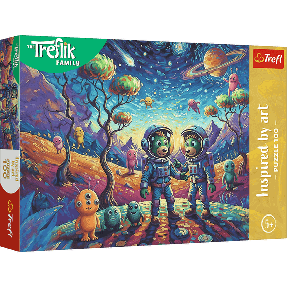Pazl / Пазлы / Puzzles - "100" - Inspired By Art - Cosmic fantasies /   The Treflik Family