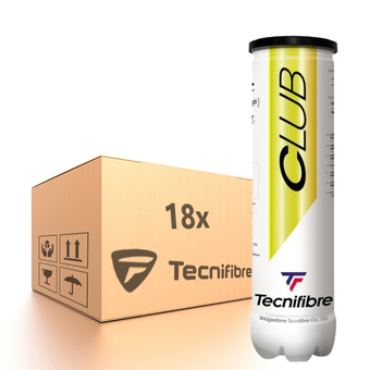 Упаковка теннисных мячей Tecnifibre Club - 18 x 4B