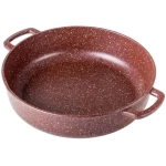 Жаровня литой алюминий 2,5л 24*7см «Шоколад» ж241аш