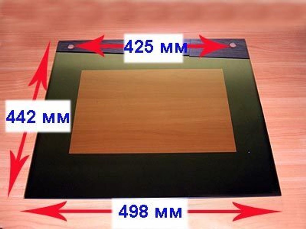 Стекло духовки наружное панорамное для газовой плиты Гефест ПГ 3200
