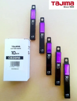Лезвия для ножа TAJIMA CB-39RB 9мм обламывающиеся с покрытием (10шт)