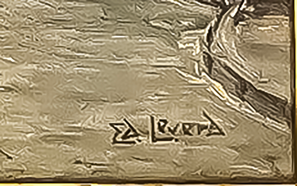 Эдуард Леверд. Париж. Вид на Сену и мост Пон-Нёф. Холст, масло. Франция. 1920-1930-е гг.