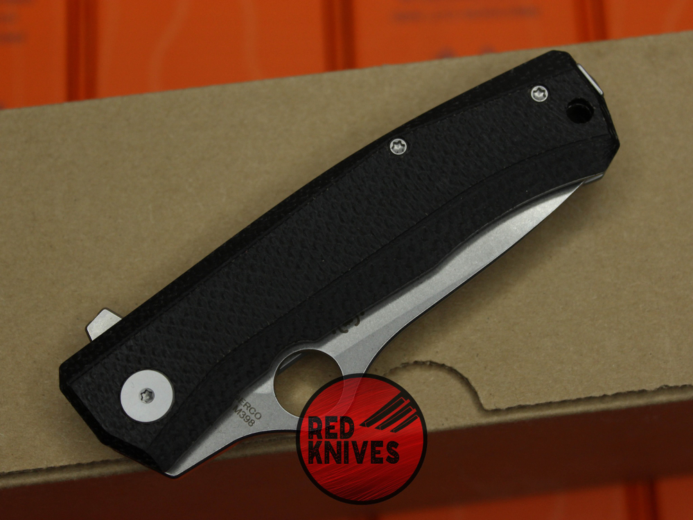 Нож Spyderco SpyMyto C265MTIP - черная микарта, съемный плавник