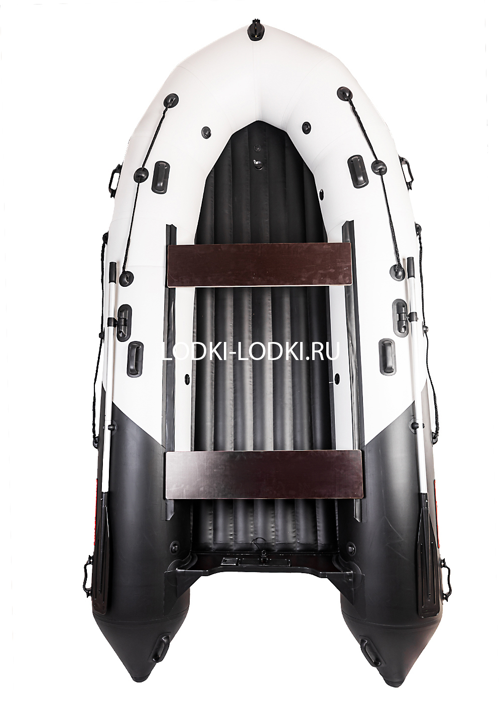 Хантер 380 ПРО белый-черный (лодка ПВХ под мотор НДНД)