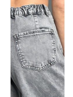 Шорты джинсовые удлиненные Багги baggy