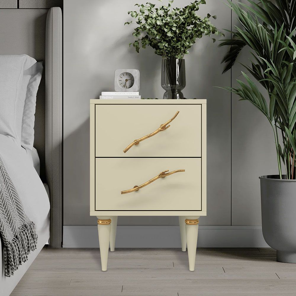 Тумба Арт Колор matte Классик Голд Серый шелк матовый