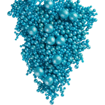 Посыпка "Драже из глазури" (жемчуг голубой) 50г