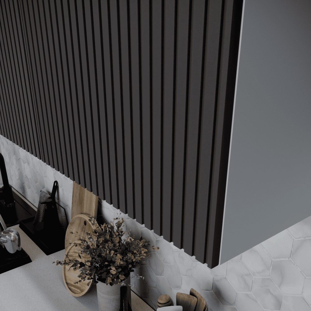 Кухня «София» Графит / Бланж 200 см