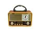 Радиоприемник в стиле ретро с часами +MP3 плеер, Bluetooth NS-8898BT