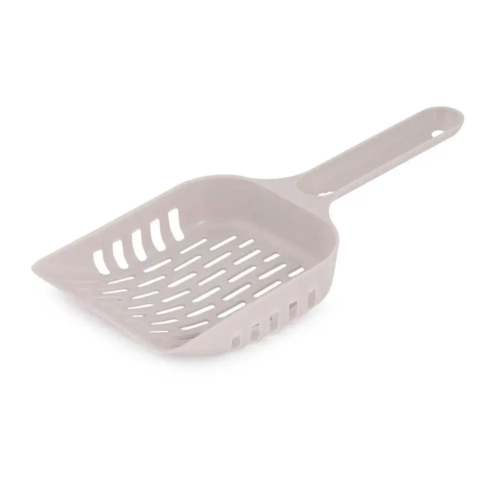 Совок для уборки кошачьего туалета (бежевый) (комплект 20 шт)