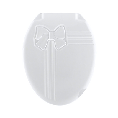 Сиденье - крышка для унитаза БАНТИК цвет белый 1018
