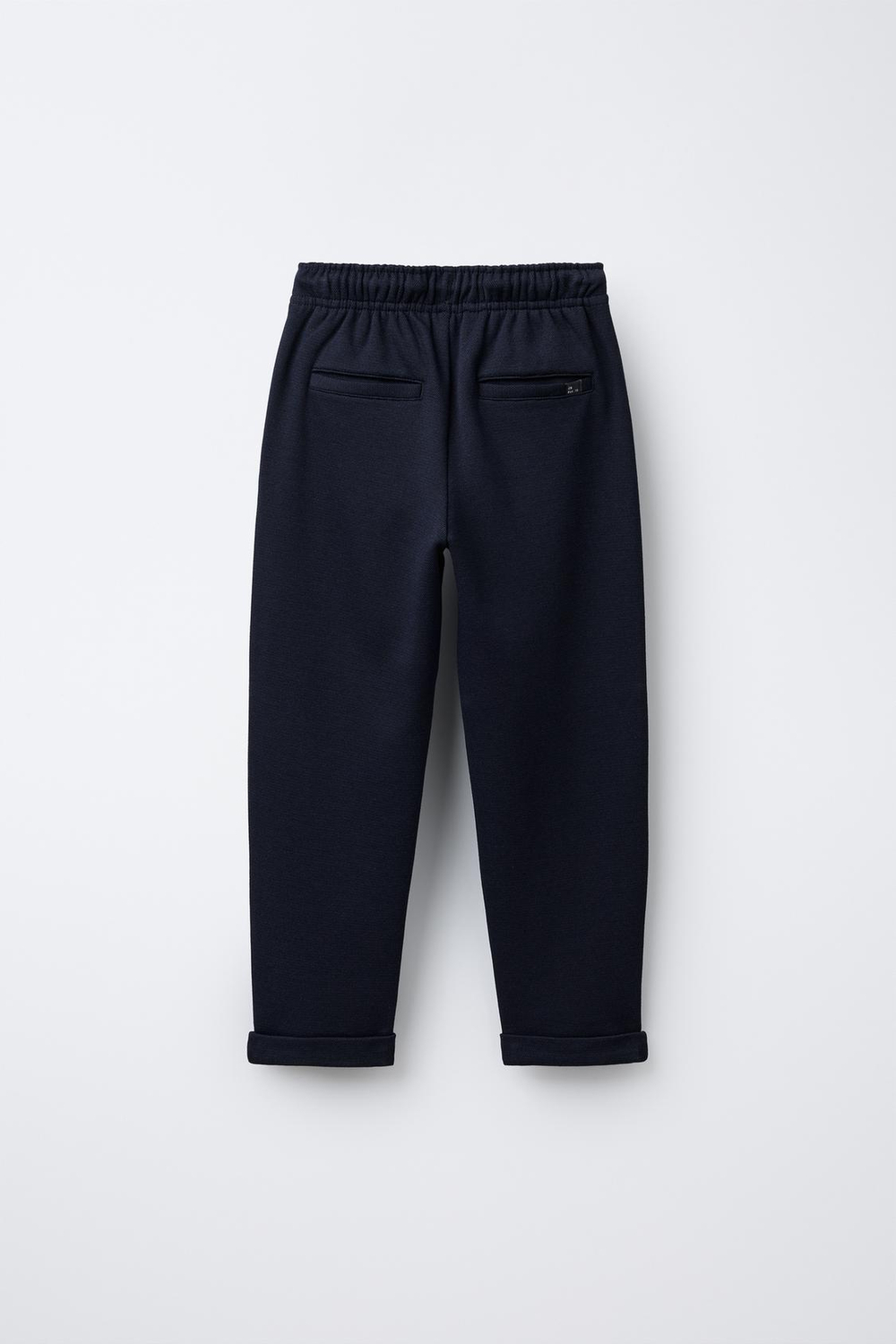 ZARA БРЮКИ COMFORT НА РЕЗИНКЕ, СИНИЙ