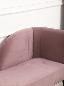 Кушетка Berger лиловый/венге