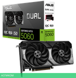 Видеокарта ASUS Dual GeForce RTX 5060 OC 8GB GDDR7 (90YV0N12-M0NA00)