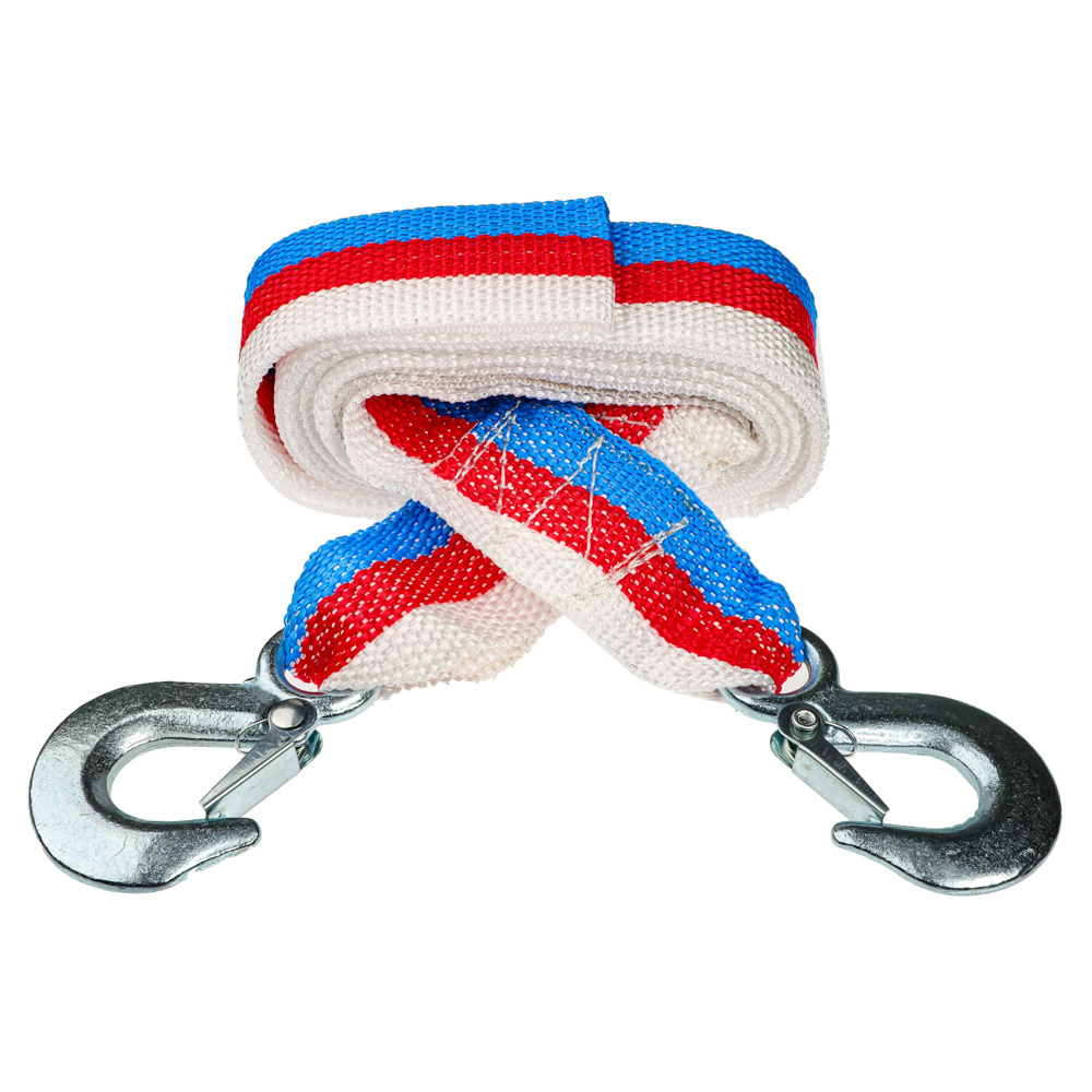 Трос буксировочный  5т NEW GALAXY с крюками, длина 5м (30шт/кор)