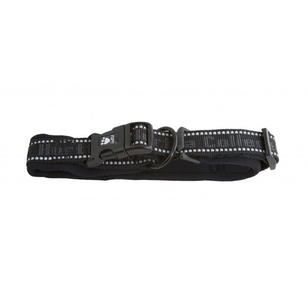 HURTTA Padded collar ошейник для собак, (50-60 см., черный)