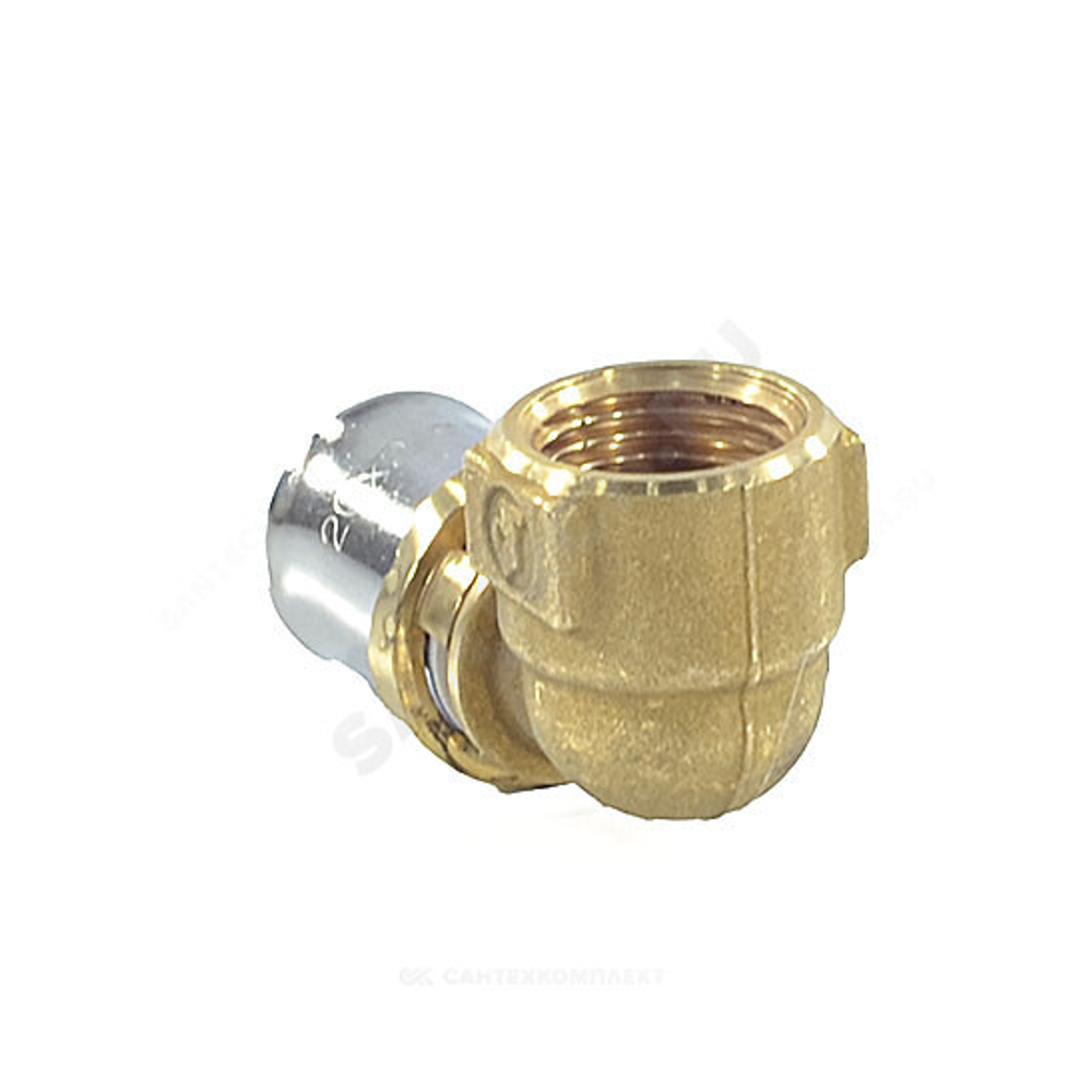 Угольник для МП/PE-X труб латунь пресс Дн 26х3/4"х90гр ВР RM129 Giacomini RM129Y049