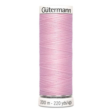 Нить Sew-All 100 для всех материалов, 100% полиэстер Gutermann 200 м цв. 320 зефирно-розовый