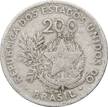200 реалов 1901 Бразилия
