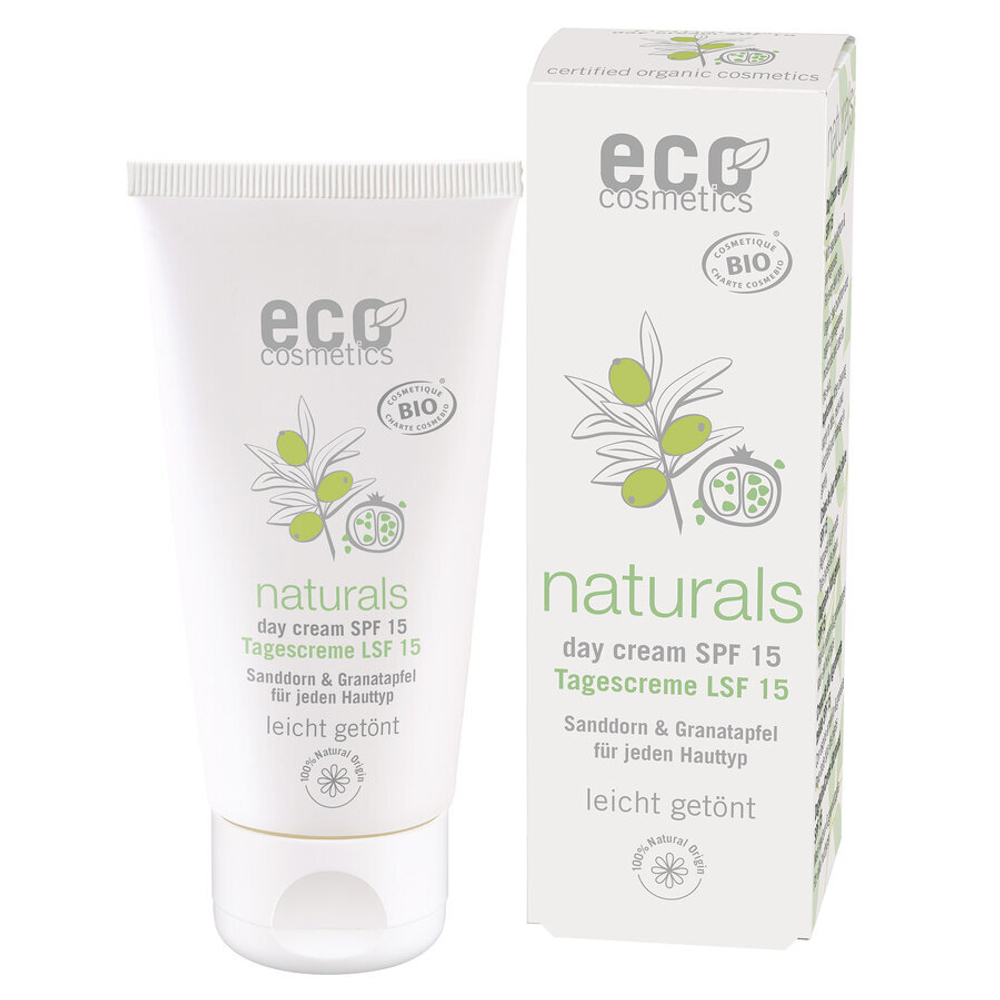 Крем для лица Eco Cosmetics SPF 15 с легким тонирующим эффектом, 50 мл