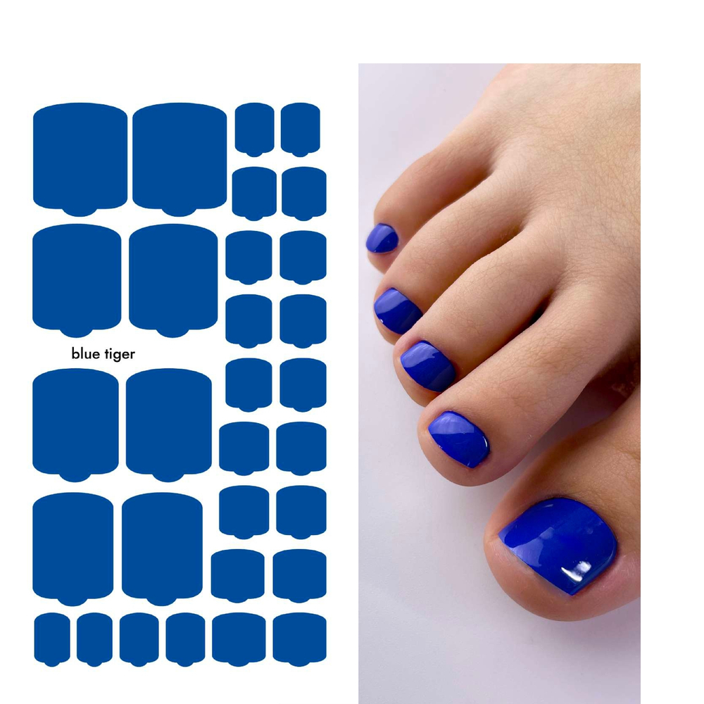 Пленка для педикюра Provocative blue tiger