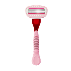 Бритвенная система Kodak LADY Prem Razor 5 женская 5 лезвий розовая 2 сменных кассеты