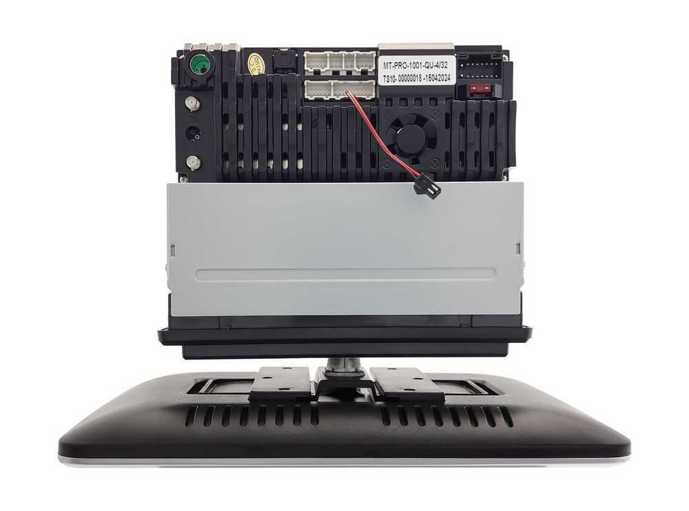 1DIN магнитола с поворотным 10" монитором - WideMedia Android 10, TS10, CarPlay, 4/32 ГБ, 4G SIM-слот