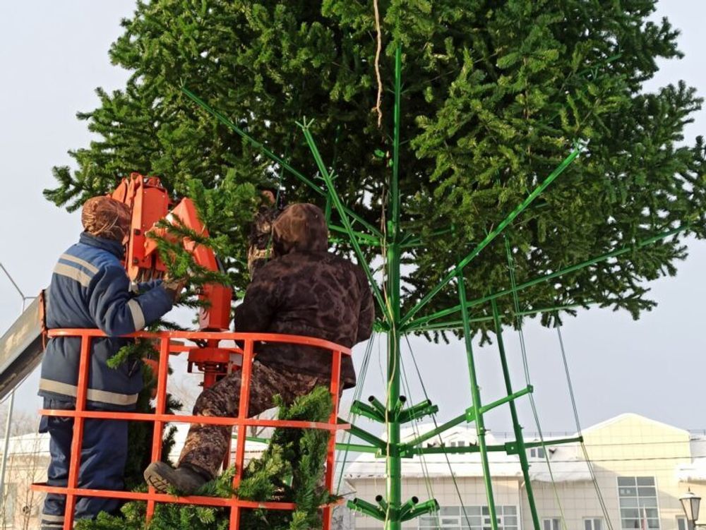 Уличная елка ствольная "Альпийская" (пвх) от 3 до 22 м