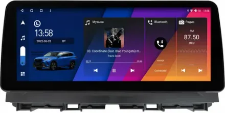 Магнитола Mazda CX-5 2011-2017 - Canbox H-Line 2056 монитор 12.3" QLED в стиле BMW на Android 10, ТОП-процессор, CarPlay, 4G SIM-слот