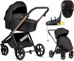 Детская коляска Tutis Mio 3 Plus Black Edition New 4 в 1 с автокреслом Beno Black и базой 1622292 Rose Gold