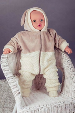 Комбинезон "Зайка" (86-92, экрю) 1340