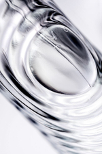 Прозрачная рельефная насадка на палец Ricol - 8 см. (Цвет: прозрачный)