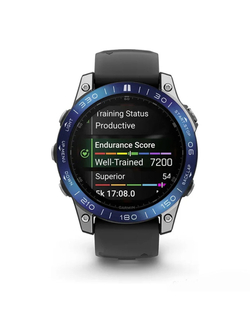 Накладка для Garmin Fenix 8 (51mm) для защиты безеля нержавеющая сталь (Синий)