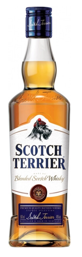 Виски SCOTCH TERRIER (СКОТЧ ТЕРЬЕР) 0,5 40% (ВКЗ Альянс-1892)