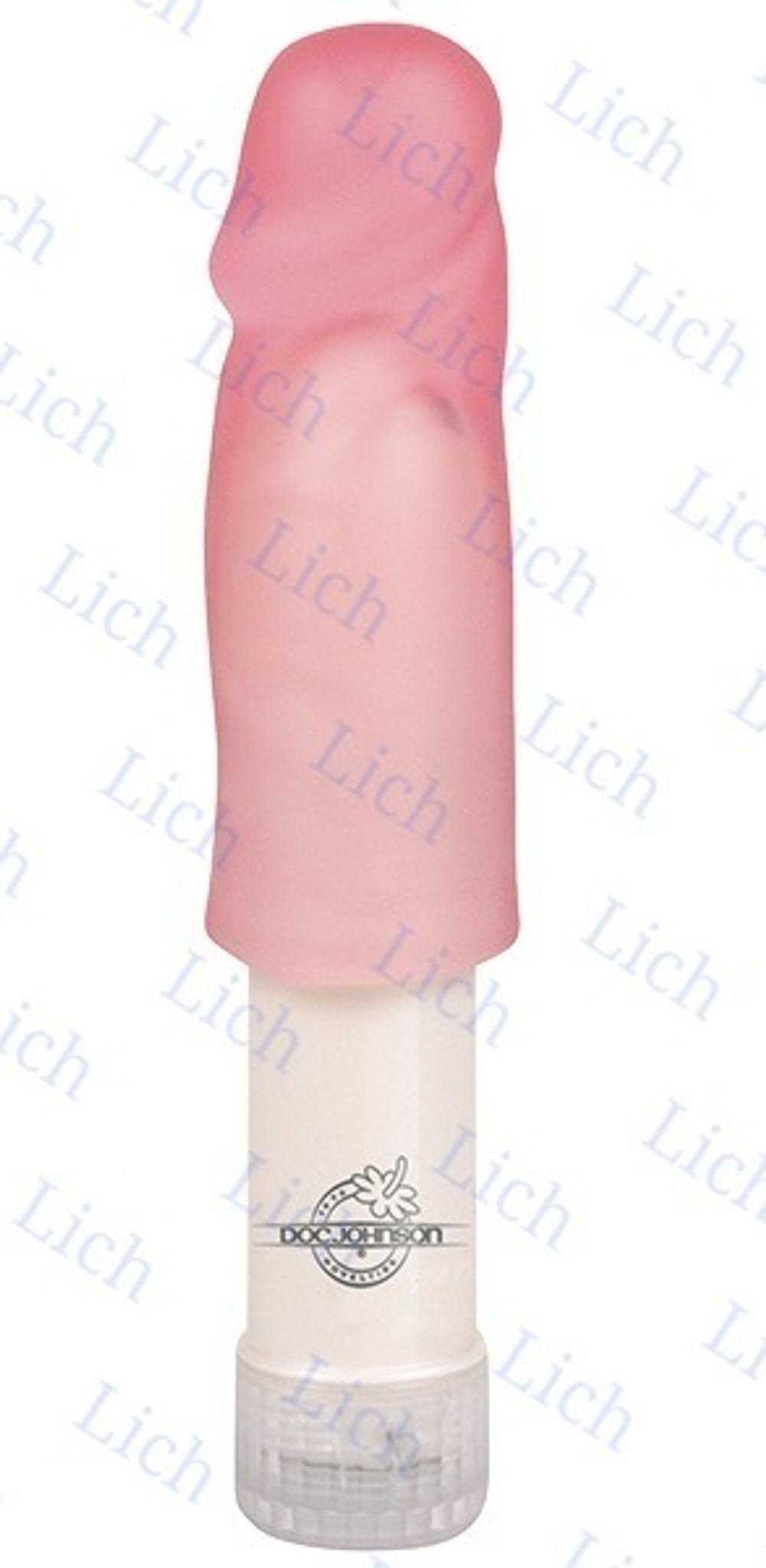 Вибратор с розовой насадкой BRUTE