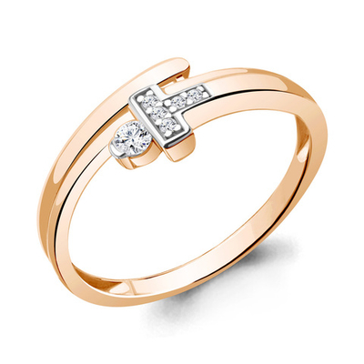 964024Ак Кольцо из Золота с бриллиантами