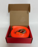 2Т-5М / Трос буксировочный для автомобиля, 2 тонны, длина 5 метров, с крюками, оранжевый, TG (1 шт.)