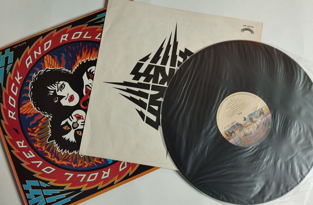 Винтажная виниловая пластинка LP Kiss Rock And Roll Over (Japan 1976) (No Obi) (EX)