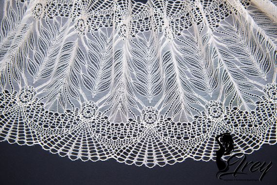 03-156 Кружево эластичное 21 см, кремовый