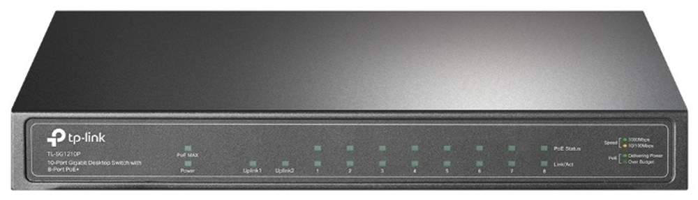 TP-LINK TL-SG1210P черный