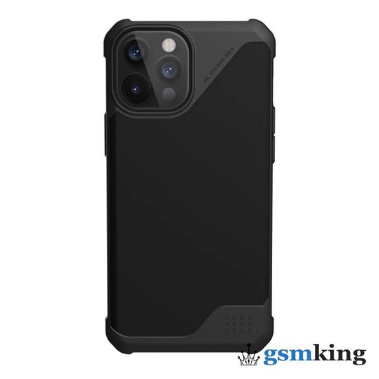 UAG Metropolis LT Series Case for Apple iPhone 12 Pro Max SATN ARMR Black (Чёрный)11236O113840