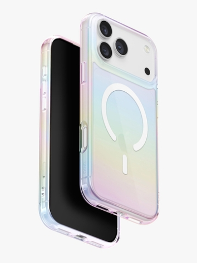 Uniq для iPhone 17 Pro чехол Iridescia (holographic) Holo Quartz (Magsafe)