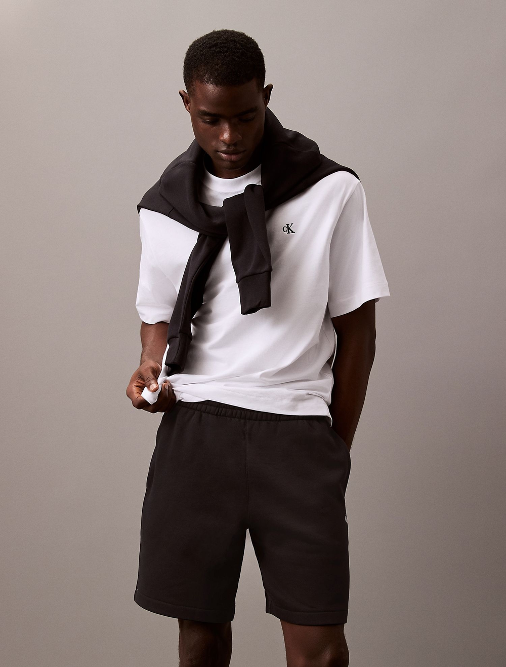 Шорты Calvin Klein Archive Logo Fleece Black