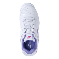 Детские теннисные кроссовки Babolat Propulse All Court Shoe Kids - White, Lilac