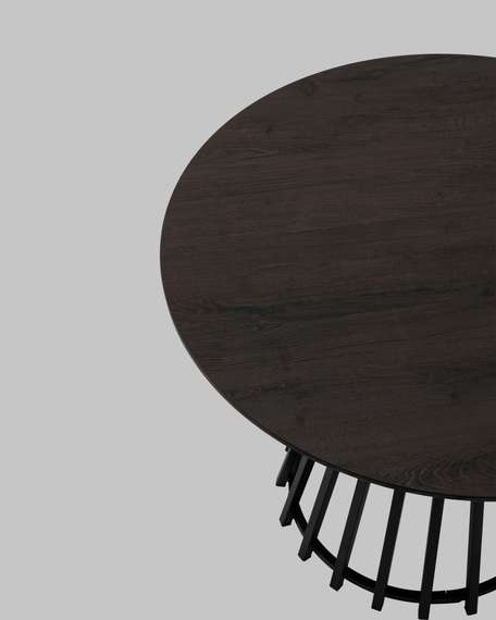 Стол обеденный Daphne 100*75 см темное дерево