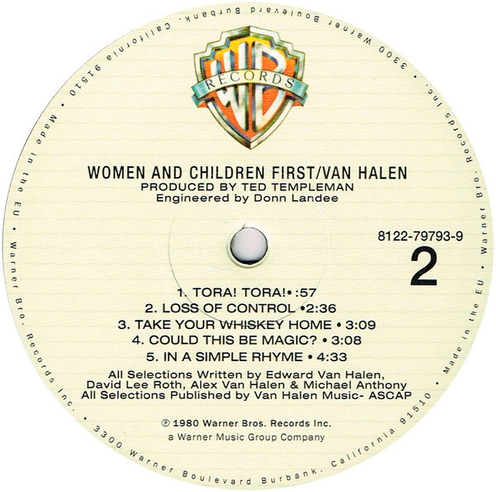Van Halen / Women And Children First (LP)